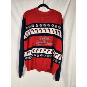 St Louis Cardinal Plus Christmas Sweater Soft Acrylic Preppy US/2x